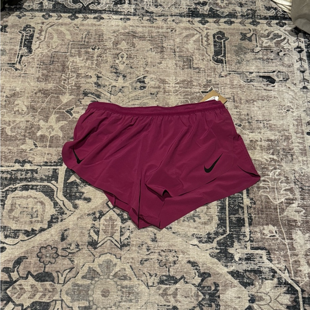Nike Women's Burgundy Athletic Shorts